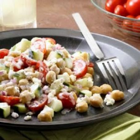 Feta and Chick Pea Salad