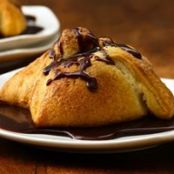 Chocolate-Filled Pillows with Chocolate Sauce