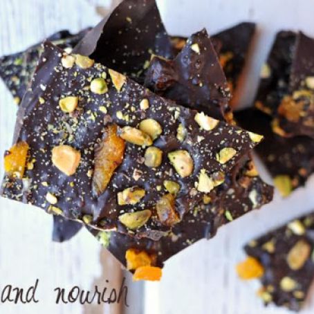Vegan - Chocolate Holiday Bark w/Toasted Quinoa