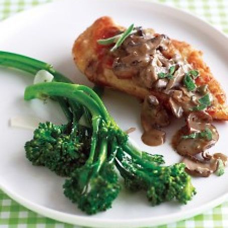 Marsala Chicken with Sage and Cremini Mushrooms