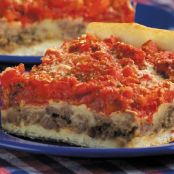 Deep-Dish  Sausage Pizza