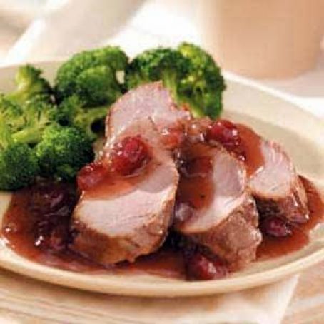 Cranberry Pork Tenderloin