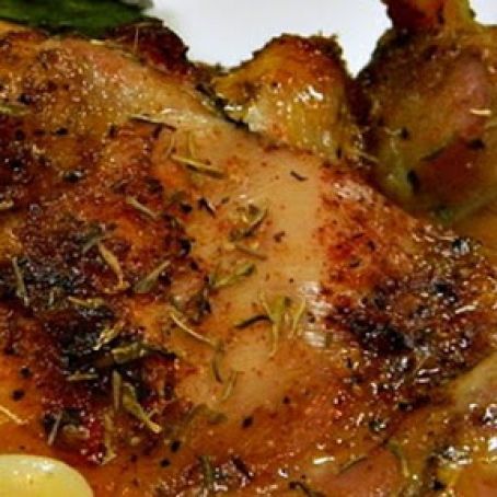Crispy and Tender Baked Chicken Thighs