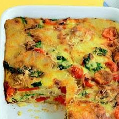 Easy oven-baked frittata