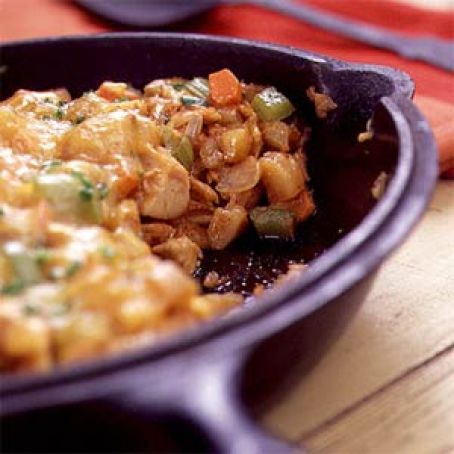 Barbecued Chicken Hash
