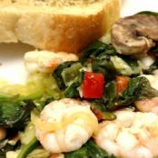 Shrimp Florentine with Zoodles