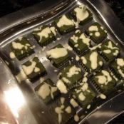 Fluffy Spinach Bites W/Fonduta Sauce