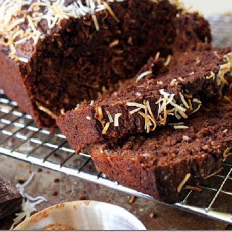 Dark Chocolate Banana Bread with Coconut