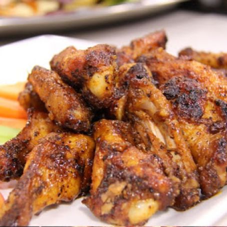 Piri Piri Maple Pecan Smoked & Grilled Chicken Wings