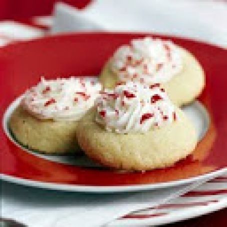 Candy Cane Thumbprints