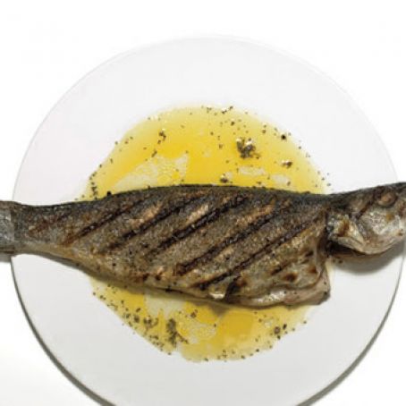 Grilled Branzino with Ladolemono