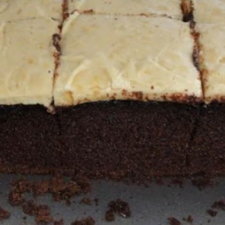 Mexican Chocolate Cake with Caramelized Sugar Frosting