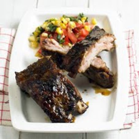 Cilantro Garlic Ribs