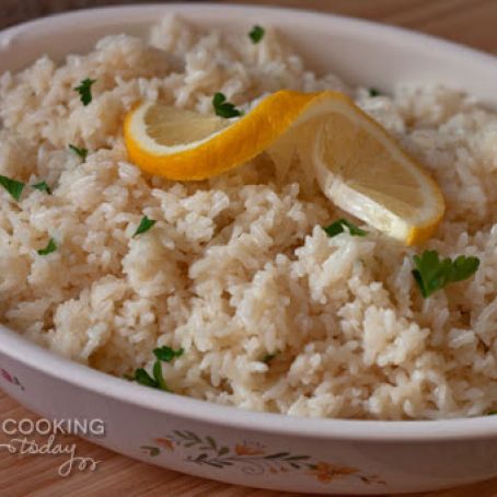Lemon Rice in the Pressure Cooker