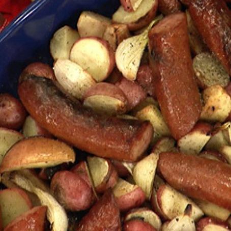 Roast Kielbasa Supper