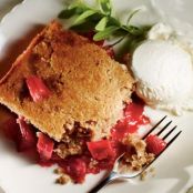 Baked Apple/Strawberry Rhubarb Cobbler