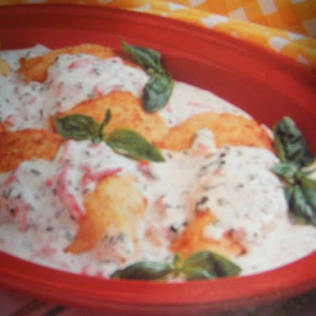 Chicken In Basil Cream
