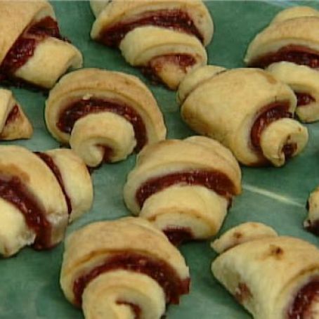 Raspberry Rugelach Cookies