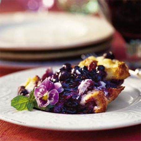 Blueberry Bread Pudding