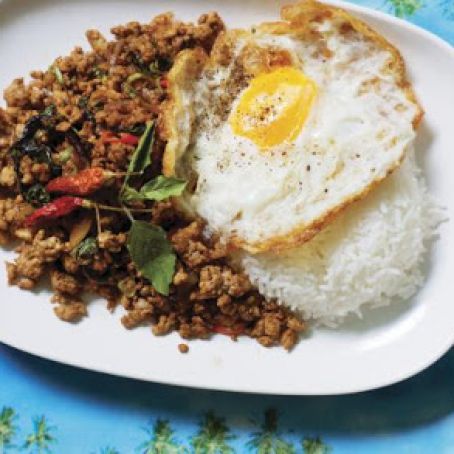 Stir-Fried Chicken with Hot Basil