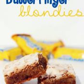 Butterfinger Blondies
