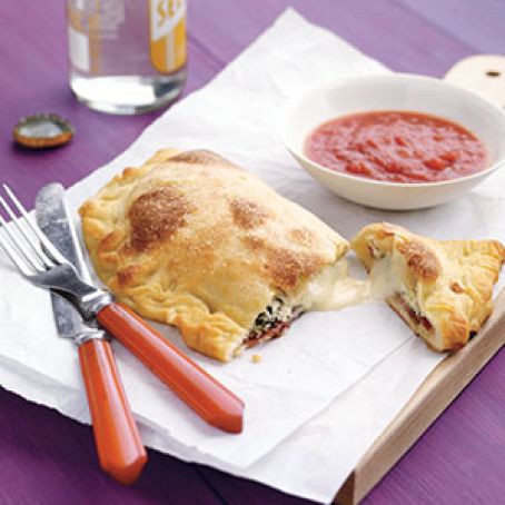 Three-Cheese Calzones