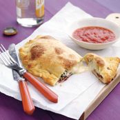 Three-Cheese Calzones