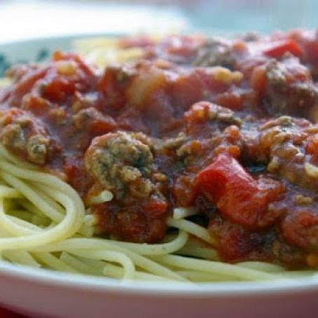 Crock Pot Spaghetti Sauce