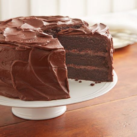 HERSHEY'S PERFECTLY CHOCOLATE Chocolate Cake and Frosting Recipe