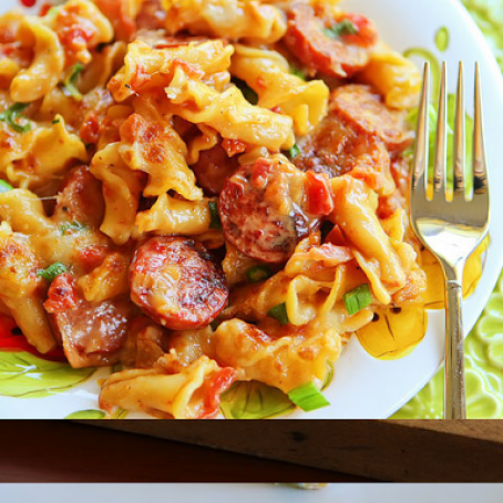 Spicey Sausage Pasta