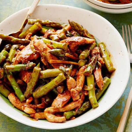 Chicken Asparagus Stir Fry