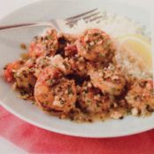 Garlicky Shrimp with Bread Crumbs