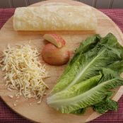 Apple, Lettuce, & Cheddar Wraps