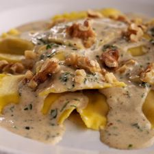 Butternut Squash Ravioli with Brown Butter Sauce