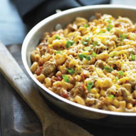 One-Pot Salsa Beef Skillet recipe