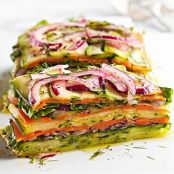 Stacked Summer Vegetable Salad