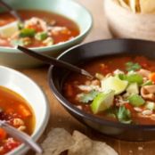 Mexican Chicken Soup with Ancho Chiles