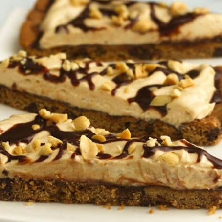 Chocolate-Peanut Butter Cookie Pizza