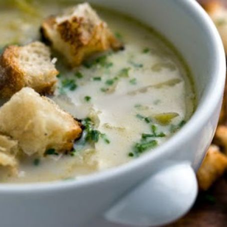 CREAMY CABBAGE SOUP w/GRUYERE