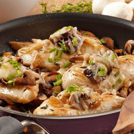 Mushroom Bruschetta Chicken Skillet