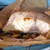 Ginger Garlic Sea Bass in Parchment