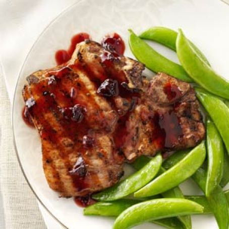 Chipotle-Raspberry Pork Chops Recipe