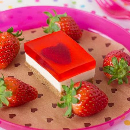 Strawberry Jello Cheesecake