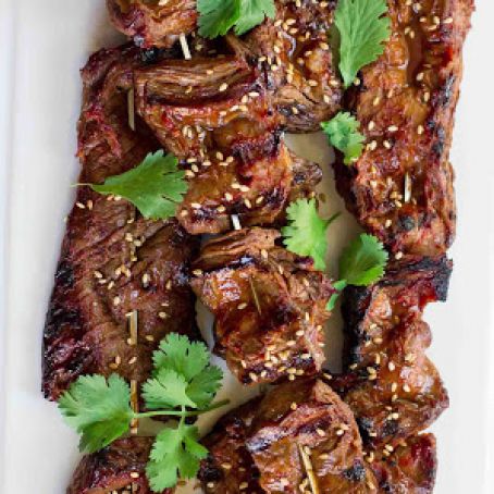 Korean Beef Skewers Recipe