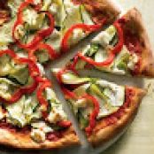 Zucchini & Goat Cheese Pizza