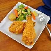 Oven 'Fried' Krispie Chicken
