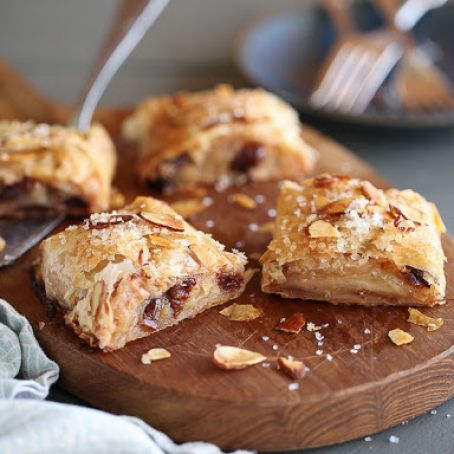 Apple and Cherry Phyllo Strudel