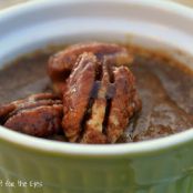 Pumpkin Pots de Crème with Candied Pecans