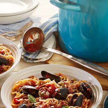 Linguine with Mussels