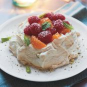 Pistachio Clouds with Fresh Fruit